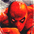A pixelated image of a red-skinned character with glowing eyes and orange hair, next to green text reading "Original Icons .com" on a dark background.