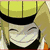 Pixelated cartoon character with blonde hair and bandaged face in six distinct poses, including closed eyes, wide grin, and hand-to-chin gesture.