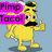 Yellow cartoon character with mustache and Santa hat gives thumbs-up in three variations against light blue background.
