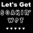 Animated icon displays 'Let's Get WFT' text with changing colored letters and small dots below, on black background.