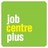 Green square icon with three lines of text: 'Job' in light gray, 'centre' in yellow, and 'plus' in light gray.
