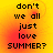Four identical display pixelated text on a yellow-orange gradient background with red accents