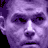 Purple-toned face with neutral expression appears above red text reading 'SMOKIN' ACES', below which another identical purple-toned face is visible.