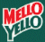 A static image split into two sections: left side shows red 'Mello Y' text with white outline on teal background, right side displays green 'Original Icons .com' text on dark green background.