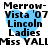 Four identical pixelated images of a blue heart with black text reading "Merrrow-Vista '07 Lincoln Ladies" and "Miss YALIMss YALL" arranged in a on white background