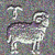 Pixelated image of a white ram with curved horns on a multicolored pixel background, next to green text reading 'Original Icons .com' on dark green.