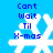 Blue background with white snowflake and blue text 'Cant Wait Til X-mas' in four identical