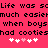 Pixelated text on bright pink background with two of heart symbols, each containing five hearts