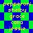 Pixelated text names on a green and blue checkered background with yellow lettering.