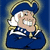 Animated icon shows a historical figure in blue uniform with crossed arms and white hair, transitioning to a cartoon character holding yellow objects under 'GO!' text.