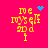 Yellow pixelated text on bright pink background with blue heart and starburst animations above the text.