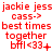 Red text on white background displays repeated phrases with evolving emoticons across three of identical layout