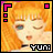 Pixelated image of a person with light brown hair and closed eyes, featuring pink corner elements and text reading 'YUNi' at the bottom.
