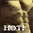 Pixelated image of a person in light-colored clothing with the text "HOT!" overlaid at the bottom.