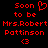 Red pixelated text on black background reads 'Soon to be Mrs. Robert Pattinson' with heart and <3 symbols, two identical side-by-side versions of the same text layout.