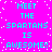 Bright pink background with cyan pixelated text reading 'MEET THE SPARTANS IS AWESOME!' repeated in a pattern, surrounded by scattered white dots
