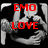 Pixelated grayscale figure in embrace with red text overlays on black background, transitioning from 'EMO LOVE' to '<3'