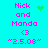 Cyan background displays four identical text blocks with pink pixelated 'Nick and Manda <3 "2.5.03"' text, each paired with a small green animated symbol.