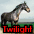 Six horse-themed buddy icons arranged in a , each with distinct text labels and visual styles