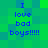 Blue pixelated text on a green gradient background reads "I love bad boys!!!!!" in two identical vertical