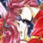 A 48x48 pixel buddy icon featuring a stylized anime character with red hair and white clothing on the left, paired with "Anime IM" text in silver lettering on a black background on the right.