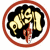 A 50x50 pixel animated buddy icon featuring a cartoonish yellow figure with black outlines holding a red object, enclosed in a circular border on the left side of a contact sheet; the right side displays green text "Original Icons .com" on a dark green background.