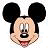 A 3x3 contact sheet of a Mickey Mouse-themed animated icon showing the character's face and scattered letters M, I, C, K, E, Y on a white background with gray transparency.