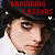 nine identical pixelated images showing a person in profile wearing a black cap and white collar with red text "DROWNING LESSONS" above
