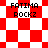 Red and white checkered pattern with "FATIMA ROCKZ" text in four quadrants, showing two distinct background styles across observations.