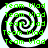 Four identical spiral patterns with green text "Team Vlad" repeated across each, displayed in a
