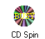Circular icon with 'BUSY' text over a rainbow-colored spinning disc pattern.