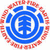 Circular blue and red pixelated icon with a central Chinese character surrounded by concentric rings of blue, white, and red.
