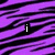 Purple and black striped background with white text reading 'i feakking lovee you' in four separate segments across the image.