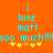 Pixelated cyan text on orange background reads 'i love matt so much!!!' with yellow and orange stars below.