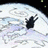 A 48x48 pixel buddy icon featuring a black silhouette of a figure floating against a white and blue planet with stars, paired with text reading "Anime IM" and "COM" on a black background.