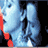 Pixelated static image of a blue-toned figure with red accents against dark background, likely from Moulin Rouge-themed content.