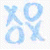 Pixelated blue text "KISS" on transparent background with light gray checkerboard pattern.