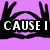 Pixelated text and hand graphics on purple background with partial white section, displaying phrases about setting up to knock down.