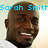 A four- shows a person in white clothing with blue text overlays reading 'Sarah Smith', 'And', and 'Toye Diggs'