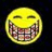 Yellow smiley face with braces and closed eyes on black background, with purple text reading "Did you hear???" and "Im Getting braces!!!"