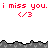 Red text and emoticons repeat across a white background with gray pixelated borders, showing partial content in two views.