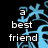 A static image with a black background and blue abstract patterns, displaying white text arranged in three vertical