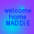 Four identical display blue text on a purple-to-blue gradient background with subtle circular patterns