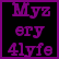 Static pixelated icon with purple text on black background framed by a solid purple border.