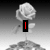 A grayscale rose with red text overlays changing across three : 'I', 'Love', and 'Casey!'
