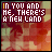 25 identical pixelated frames showing a red-toned character with text "IN YOU AND HE, THERE'S A NEW LAND" in white and yellow lettering