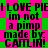 Pixelated text on a green and pink checkered background with repeated phrases.