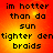Pixelated text on a gradient background with visible animation changes between frames.