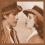 Four- with sepia-toned images of a person in a hat, one displaying text "A Classic Love"