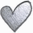 A four-quadrant with a gray heart, pink background text, and a blank section